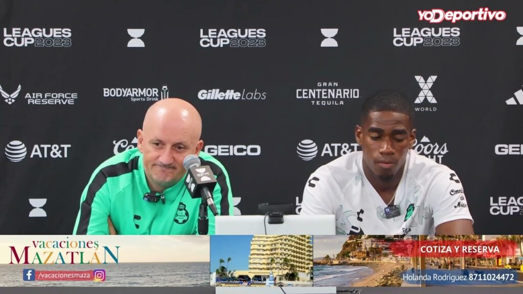 Pablo Repetto y Felix Torres previo Santos vs Orlando City Leagues Cup 2023 Pablo Repetto y Felix Torres previo Santos vs Orlando City Leagues Cup 2023