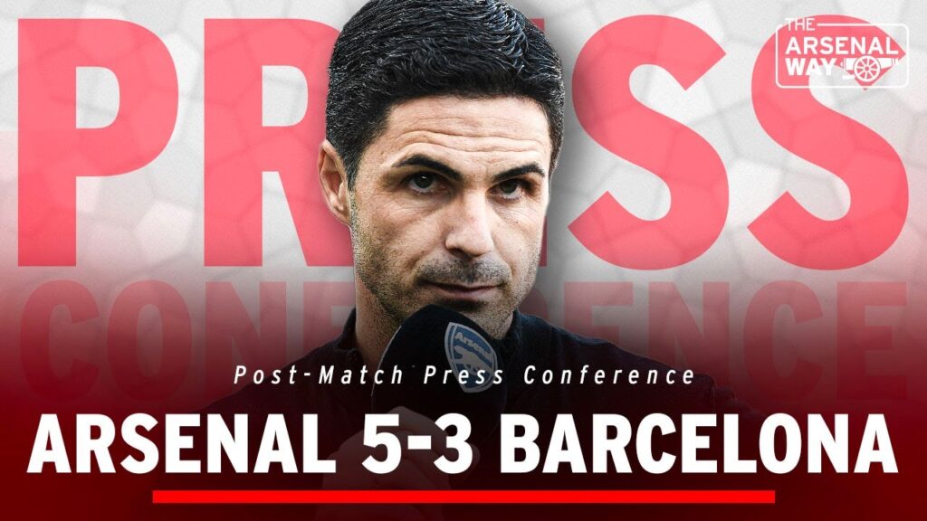 "INCREDIBLE VERSATILITY" | Mikel Arteta Praises Leandro Trossard After Arsenal 5-3 Barcelona