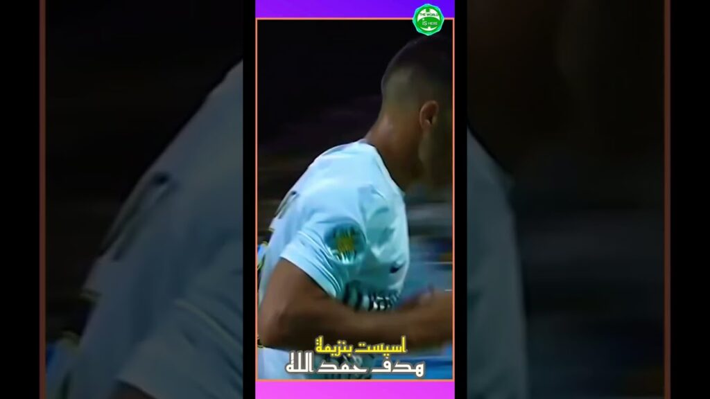 شاهد اسيست بنزيمة وهدف عبد الرزاق حمد الله مع النصر #hakimziyech #hakimi