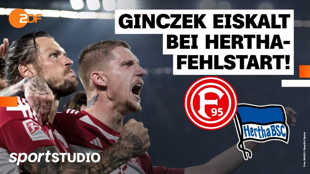 Fortuna Düsseldorf – Hertha BSC Highlights | 2. Bundesliga, 1. Spieltag Saison 2023/24 | sportstudio