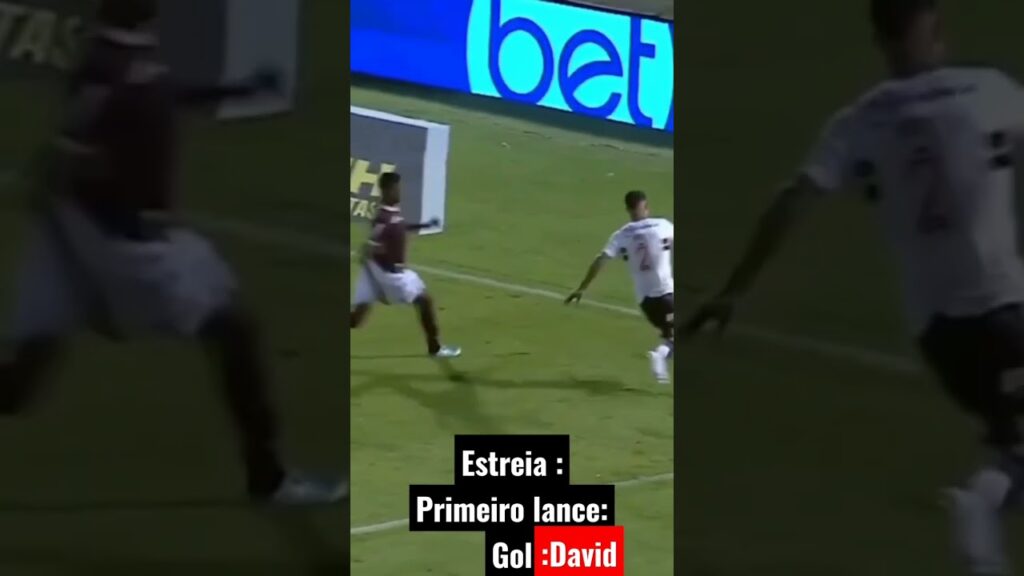 DAVID marca seu primeiro gol com a Camisa tricolor #paulistão