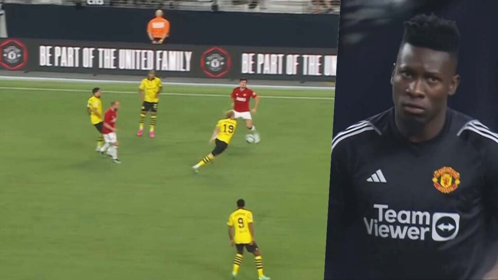 Andre Onana is FURIOUS at Maguire for the Mistake!