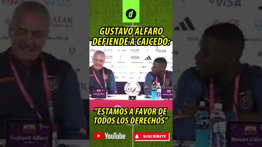 GUSTAVO ALFARO sobre CRÍTICAS a QATAR 2022: "ESTAMOS a FAVOR de TODOS los DERECHOS HUMANOS" #shorts