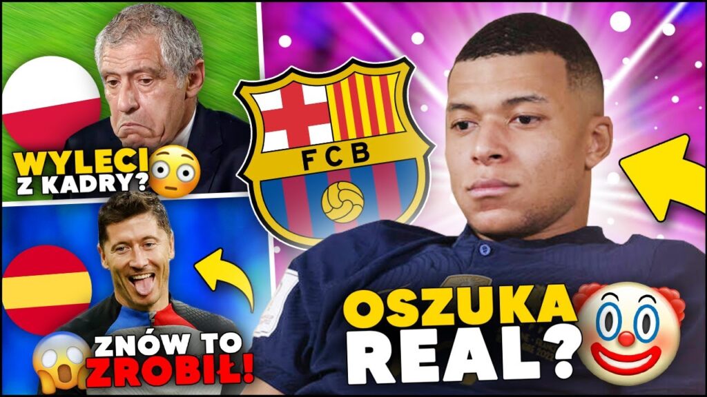 WOW! Mbappe OSZUKA REAL MADRYT?! Rozmawia z FC BARCELONĄ! Santos WYLECI Z KADRY przez PIŁKARZY?