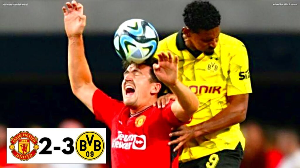 Borussia Dortmund vs Manchester United (2-3) | All Goals & Extended Highlights | (29/07/2023) | HD