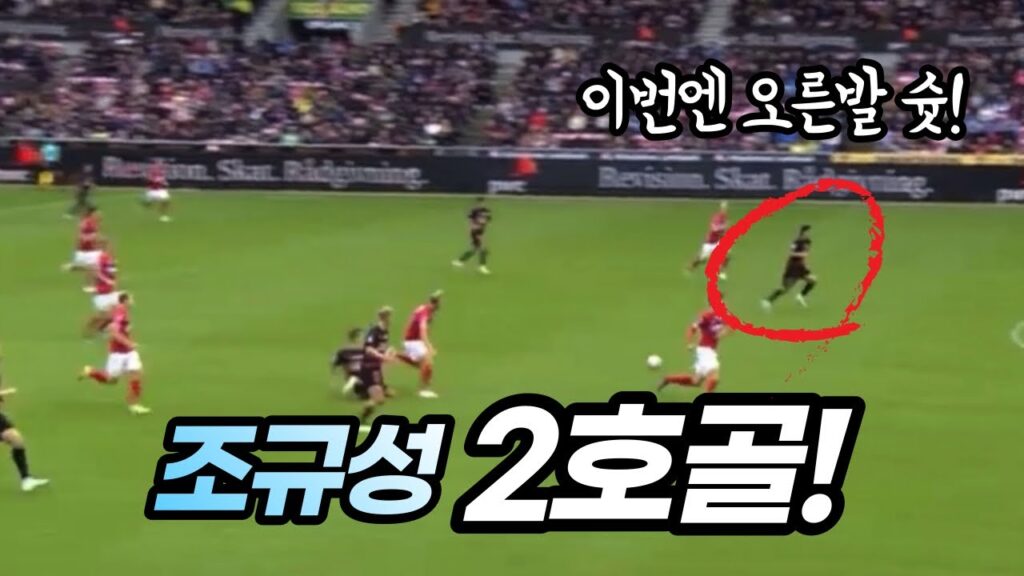 조규성 리그 2호골⚽️ 2게임 연속골!!!  미트윌란 vs 실케보르