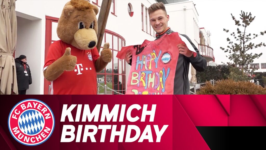 Surprise Birthday Presents for FCB KidsClub Captain Kimmich! Surprise Birthday Presents for FCB KidsClub Captain Kimmich!