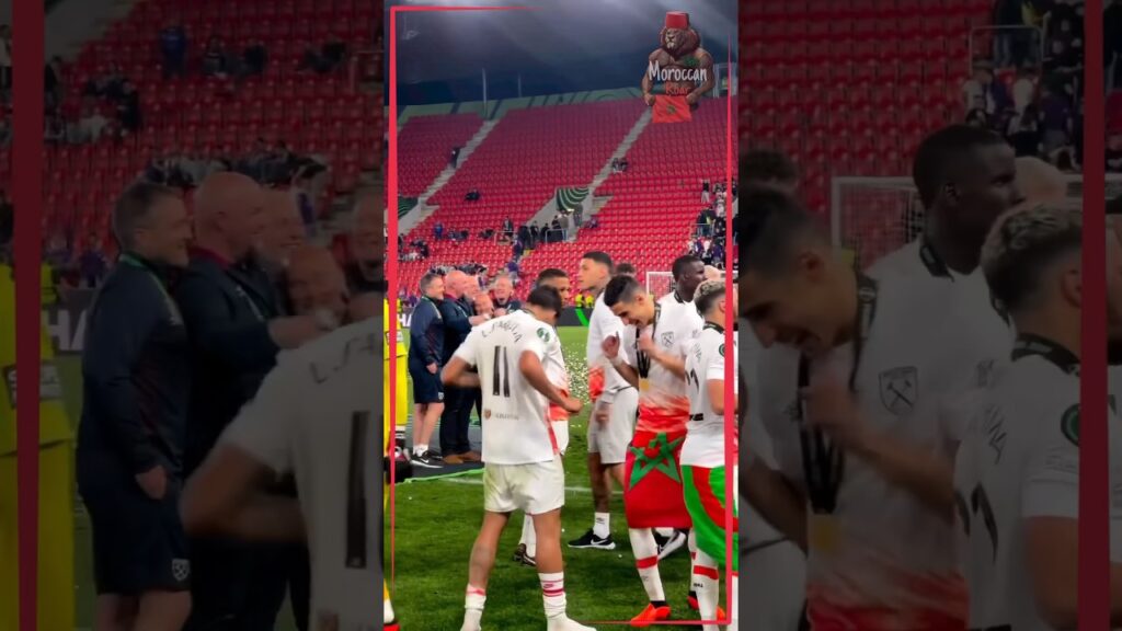 Lucas Paqueta and Nayef Aguerd - Jogadinha - tek tek - maroc - morocco - brazil - algerie - dance