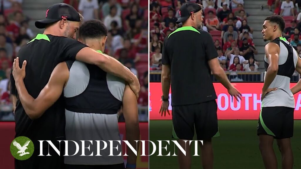 Moment Trent Alexander-Arnold told he will be Liverpool's vice-captain