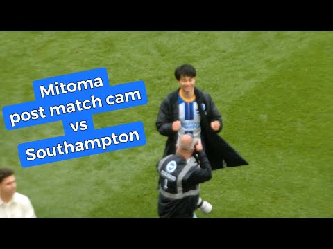 Mitoma post match cam vs Southampton: We're all going on a European tour 三笘薫 ブライトン vsサウサンプトン