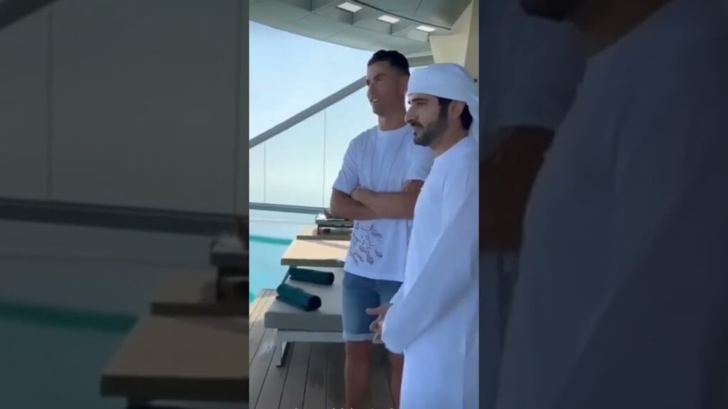 Dubai Prince 🇦🇪🇦🇪 and Cristiano Ronaldo Sandeep kumar vlogs #youtube #youtube #youtuber  #music
