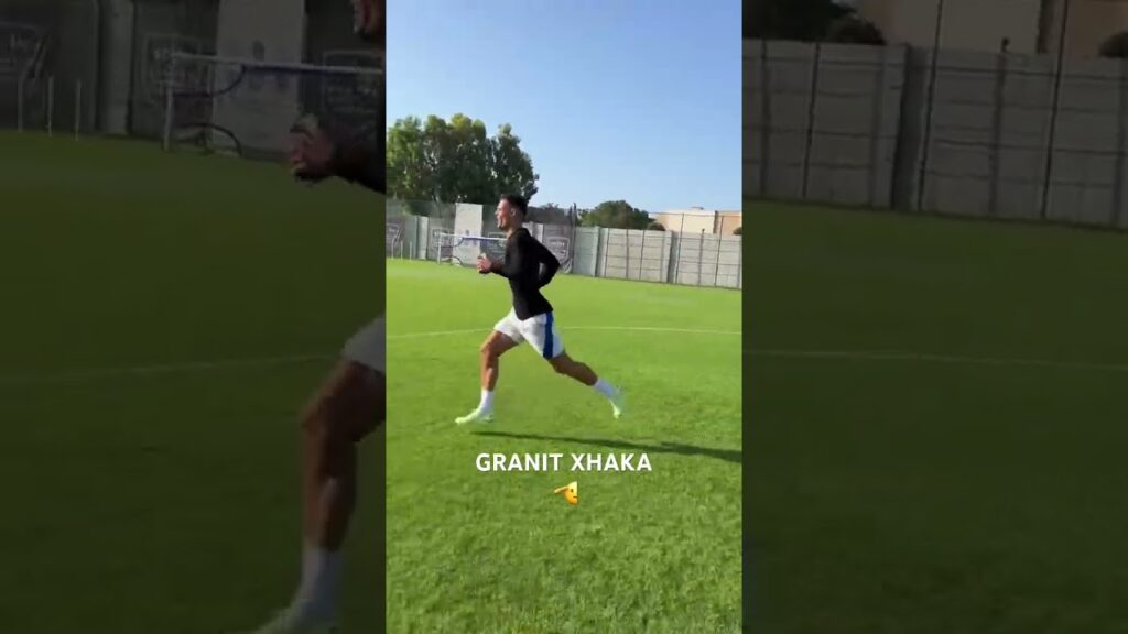 Inside Soccer Training with Granit Xhaka ⚽️🚀🫡