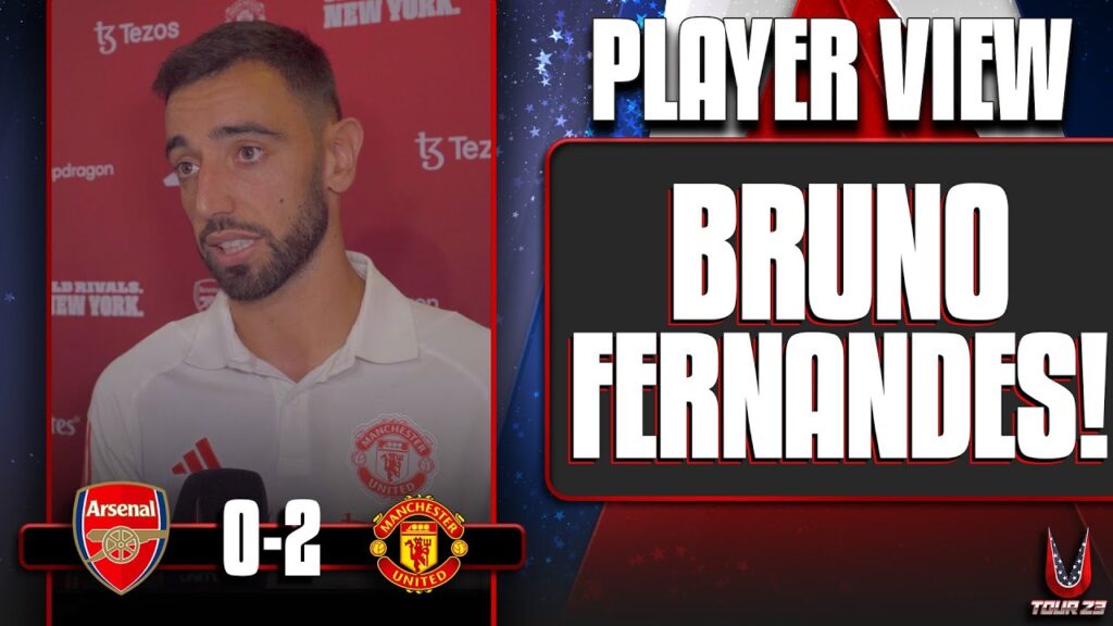 Bruno Fernandes: I Have To Show I Deserve Armband! | Arsenal 0-2 Man United | Player View