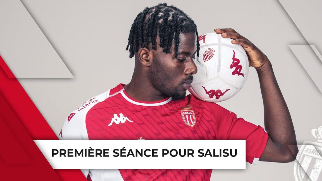 La première séance d'entraînement de Mohammed Salisu avec l'AS Monaco