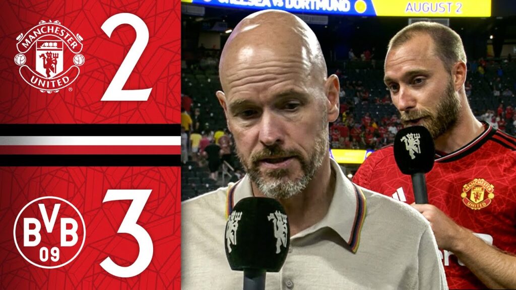 Ten Hag and Eriksen React To Final Tour Game... 🗣️