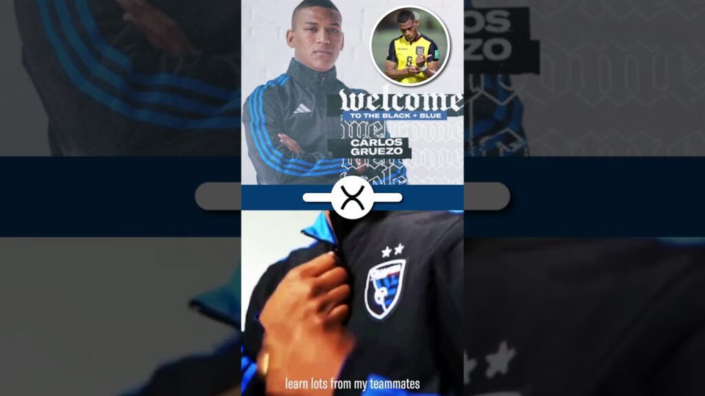 🇪🇨🇺🇸¡Carlos Gruezo fue presentado en San José Earthquakes! #shorts