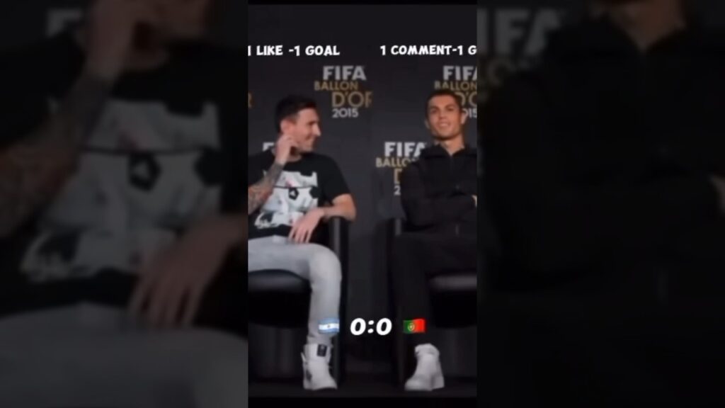 Like 🇦🇷 0:0 🇵🇹comment #messi #ronaldo #shorts