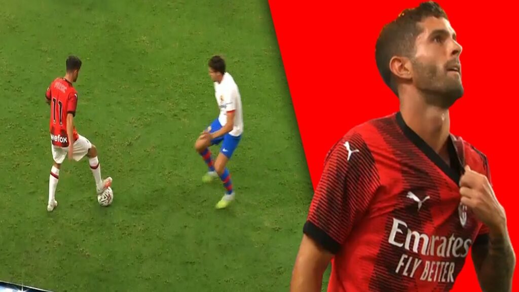 Christian Pulisic vs Barcelona Pre Season 02-08-2023 | 1080i HD