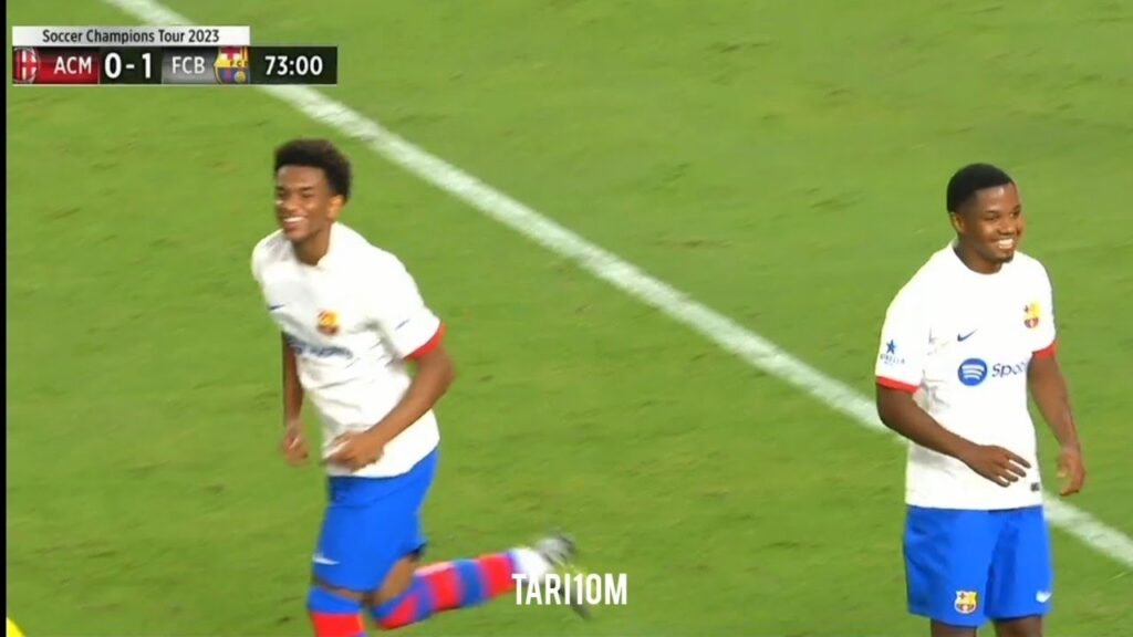 Ansu Fati & Alejandro Balde Left Side Duo Strikes Fear into Opponents 😱