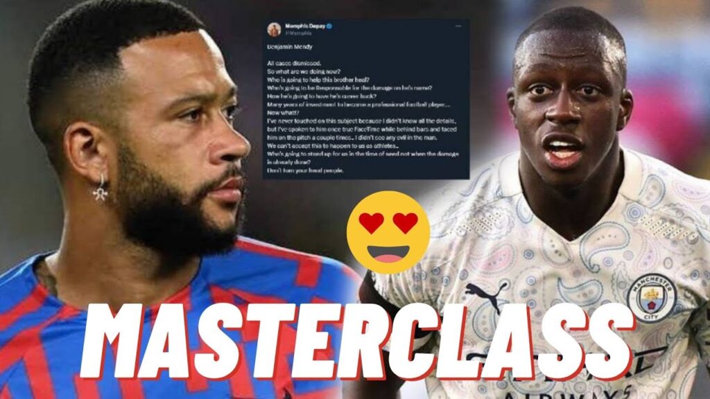 Affaire Benjamin Mendy : la réaction forte de Memphis Depay #mendy #memphis #justice #football #foot