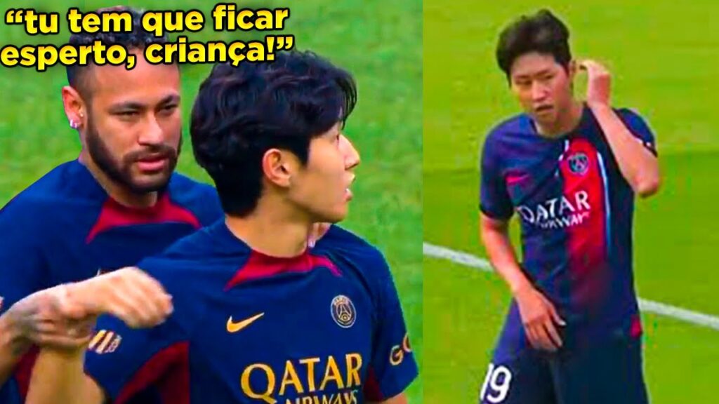 O QUE O NEYMAR TÁ FAZENDO COM ESSE MULEQUE É MALDADE!! NEY TÁ APAIXONADO NO KANG-IN LEE!!