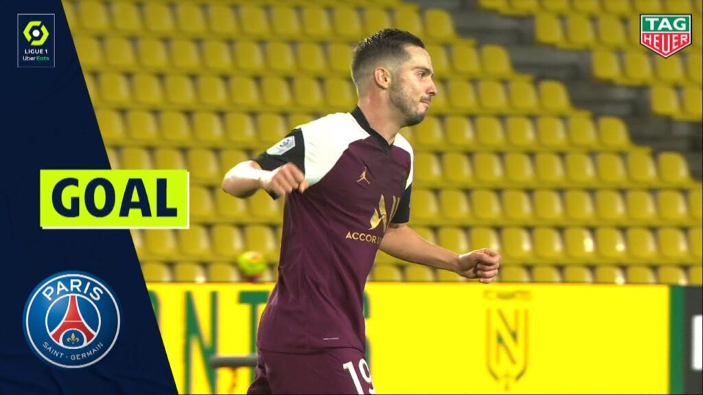 Goal Pablo SARABIA (88' - PARIS SAINT-GERMAIN) FC NANTES - PARIS SAINT-GERMAIN (0-3) 20/21