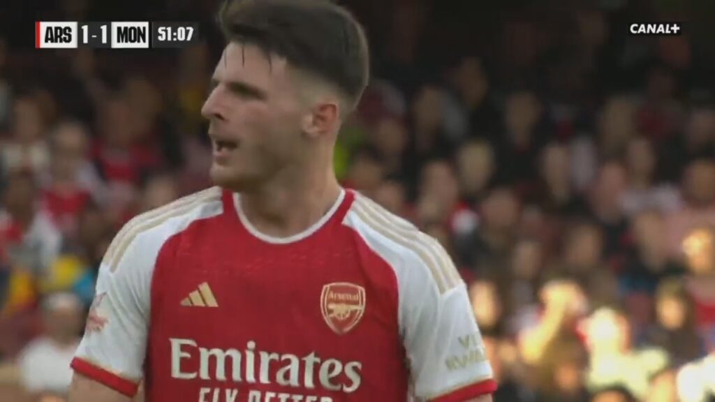 Declan Rice vs Monaco | 23/24