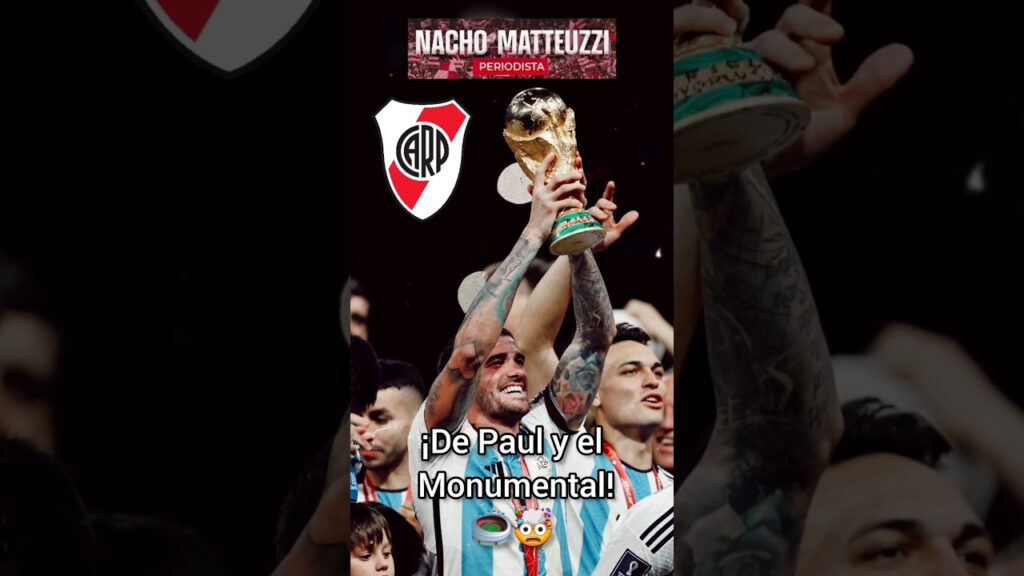 🤯ESTO dijo RODRIGO DE PAUL sobre el estadio MONUMENTAL🏟🏆🇦🇷