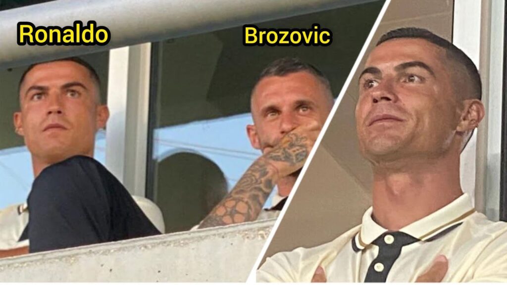 Cristiano Ronaldo, Brozovic reaction to  Al Nassr friendly match!!💙😳⚽