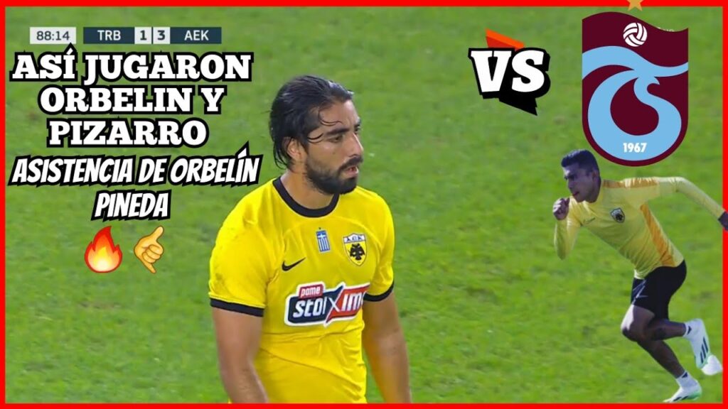 Rodolfo Pizarro y Orbelin Pineda vs Trabzonspor 🔵 30.7.2023 Asistencia de Orbelin Pineda🔥⚽️🏃🏻
