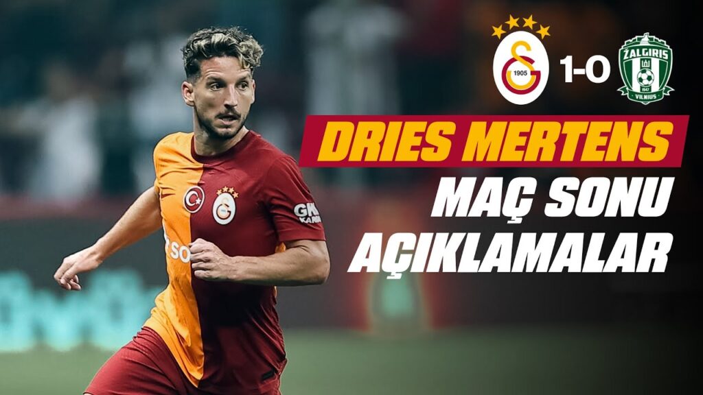 📺 Dries Mertens'in maç sonu açıklamaları | #GSvZLG #UCL