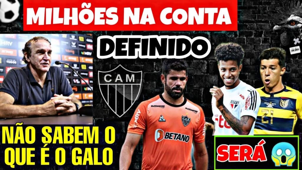 💣 PATROCÍNIO MILIONÁRIO | 😱 CUCA ABRE O JOGO |♨️  DIEGO COSTA | 😳 ALAN FRANCO POR TCHÊ TCHÊ