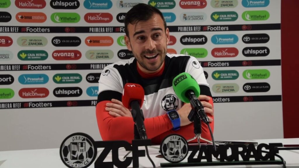 Rueda de prensa de Yago Iglesias y Álvaro Molina previa al partido frente a la UD Sanse