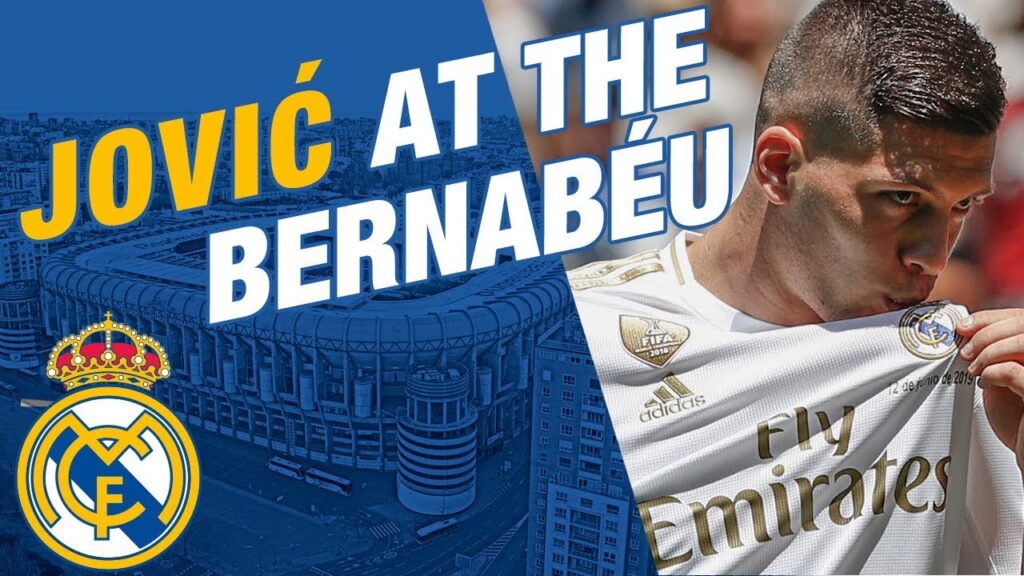 LIVE | Luka Jović takes to the Bernabéu pitch!