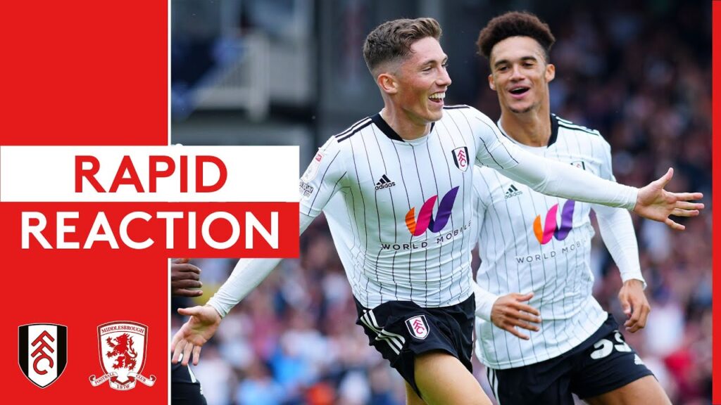 Harry Wilson: "The Fans' Roar Was Fantastic" | Middlesbrough Reaction