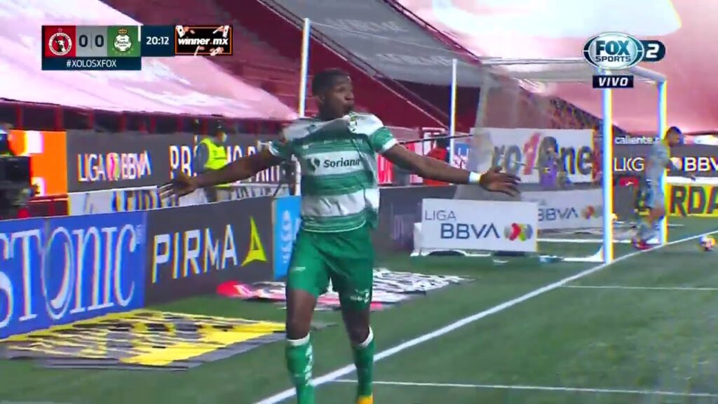 Gol de F. Torres | Xolos 0 - 1 Santos | Liga BBVA MX - Guard1anes 2021 - Jornada 11
