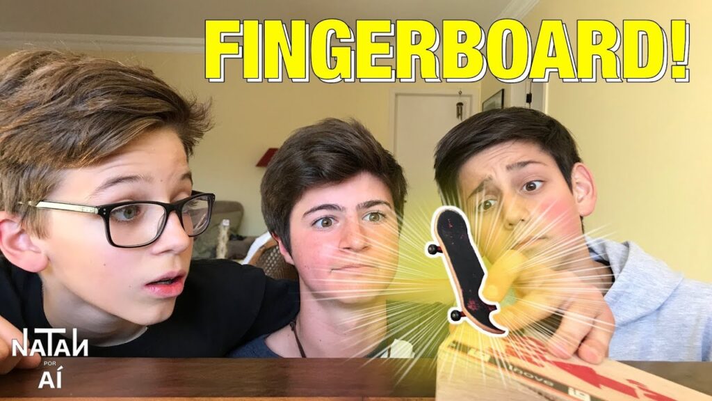APRENDENDO MANOBRAS DE FINGERBOARD!