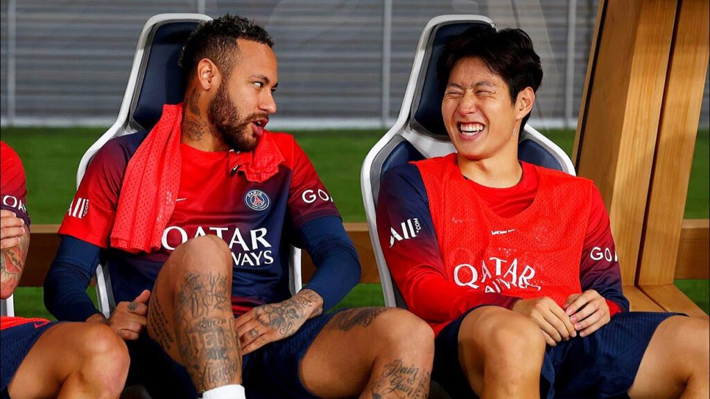 Best of Neymar and Kang-in Lee | The new PSG bromance