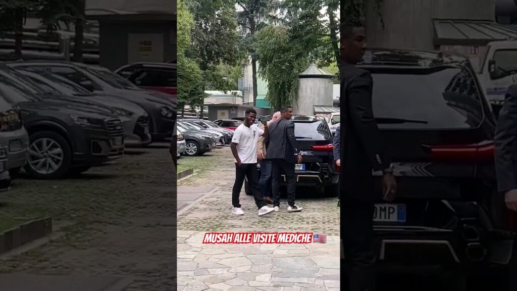 Yunus #Musah alle visite mediche con il #Milan 🇺🇸 #mercatomilan