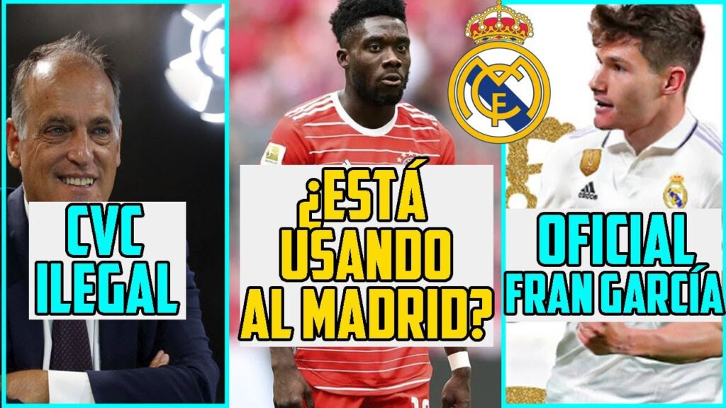 ALPHONSO DAVIES ES UN OBJETIVO DEL MADRID PERO IGUAL EL AGENTE NOS ESTÁ UTILIZANDO PARA TRINCAR