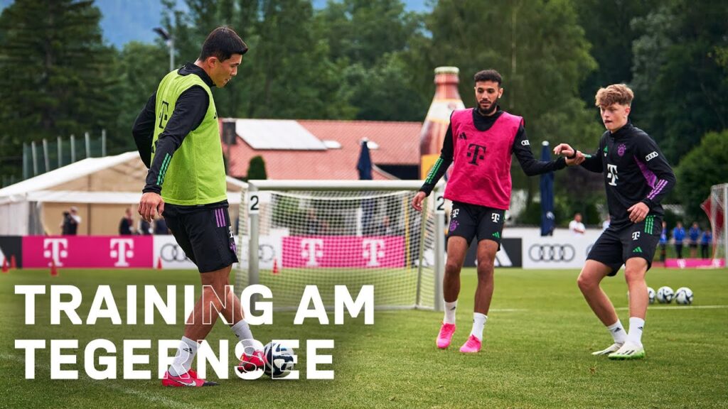 Minjae Kim's first training session with the team | Session at the Tegernsee