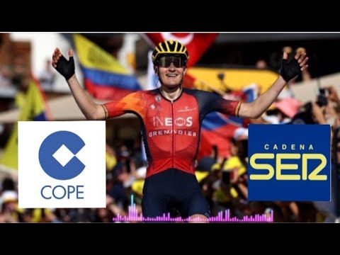 La Victoria de Carlos Rodríguez en la etapa 14 •Tour de Francia 2023, en las Radios españolas.