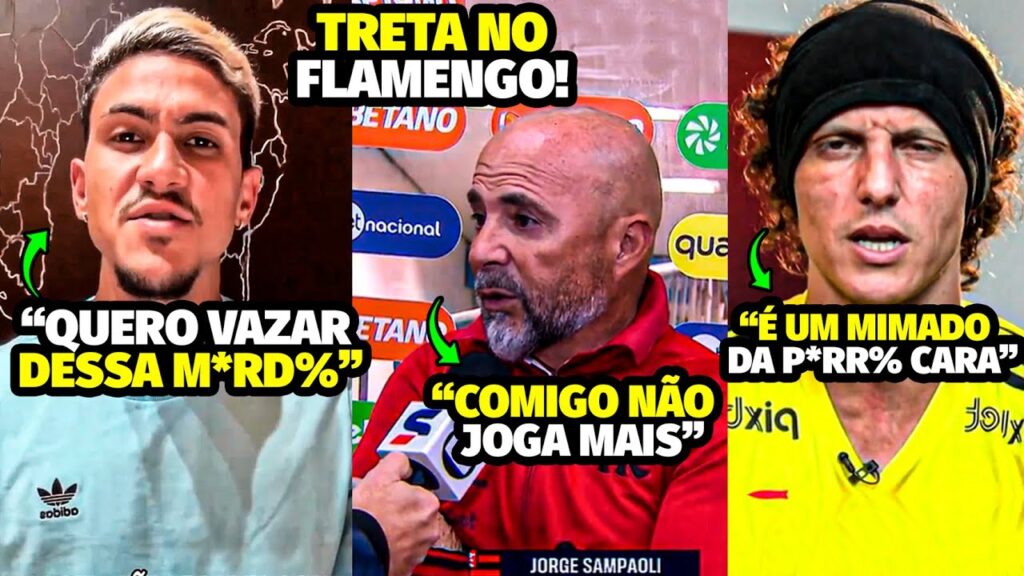 TRETA INSANA! VAZOU BASTIDORES DA BRlG4 ENTRE PEDRO E SAMPAOLI QUE TÁ CAUSANDO P0LÊMICA NO FLAMENGO