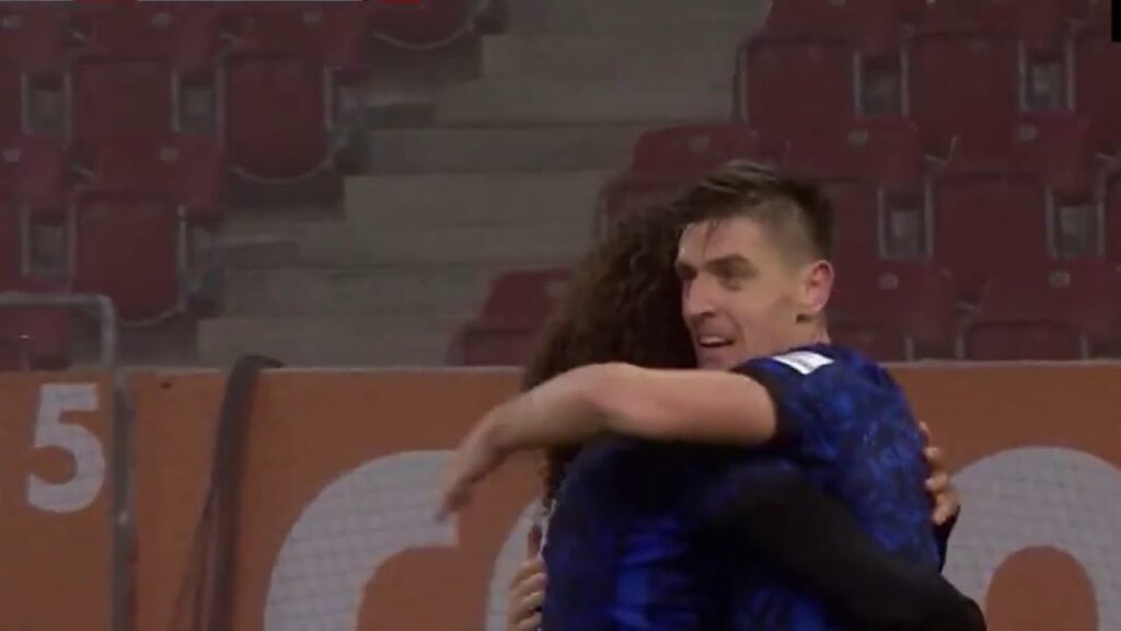 Krzysztof Piątek - wreszcie strzela - Augsburg 0-3 Hertha Berlin (2020.11.07)