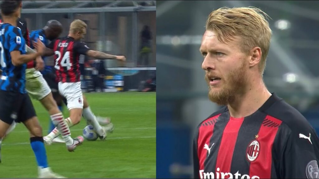 Simon Kjaer highlights vs. Inter | AC Milan's defensive wall