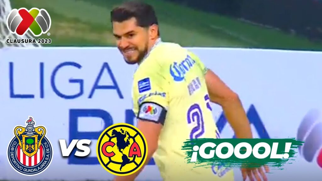 ¡GOLEADA AZULCREMA! Gol de 'La Bomba' | Chivas 0-4 América | CL2023 Liga Mx - J12 | TUDN