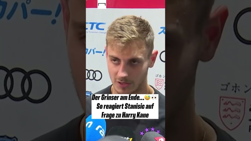 Stanisics Antwort auf Kane-Frage überrascht! #fcbayern #shorts