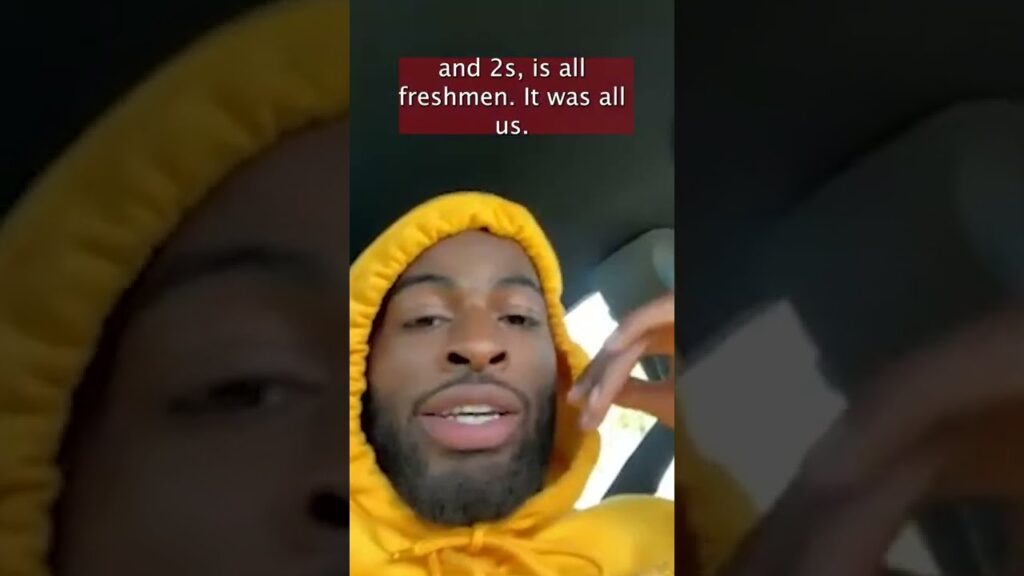 Najee Harris said Bama's 2s were better than their 1s in his freshman season #shorts