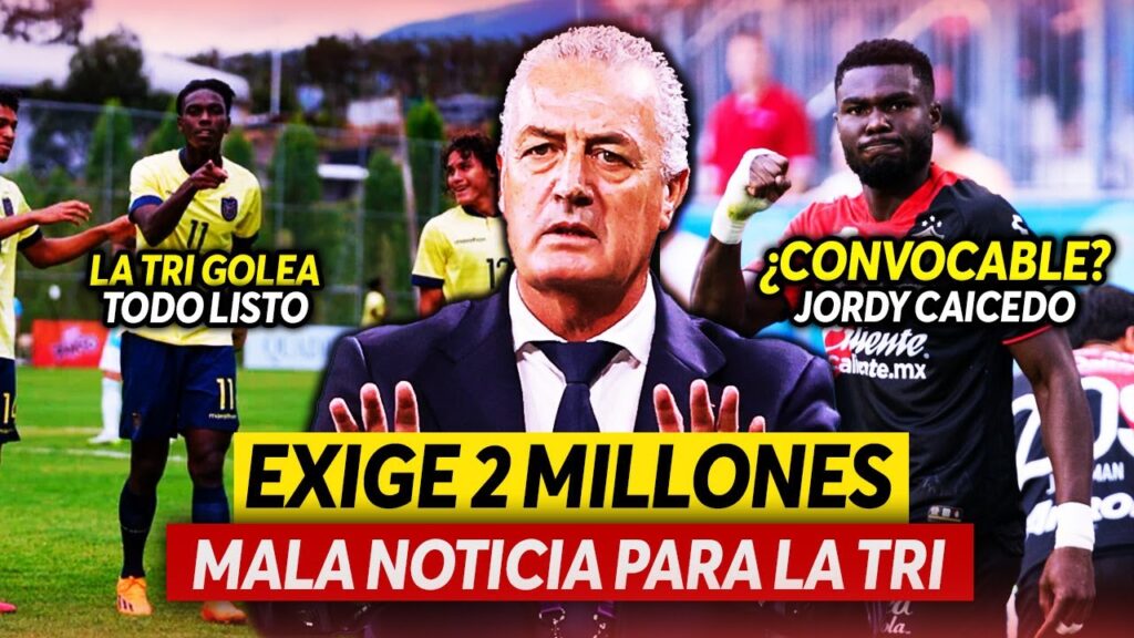GUSTAVO ALFARO RECLAMA 2 MILLONES | ECUADOR GOLEA en TORNEO de IDV |  JORDY CAICEDO GOLAZO