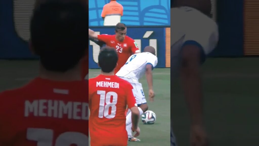 When Xherdan Shaqiri picks out the top corner, watch out. 🔥 #shorts #shaqiri #skills